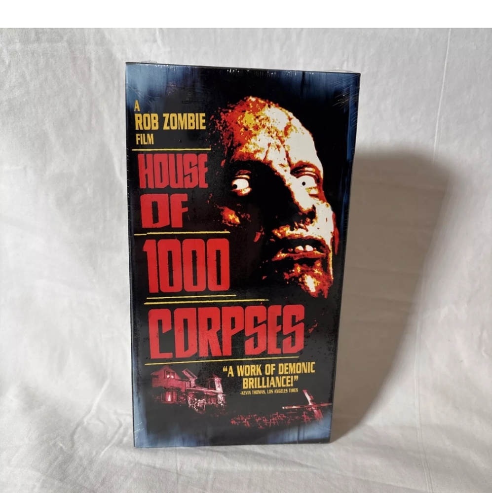 House of 1000 Corpses Sealed VHS Very Rare